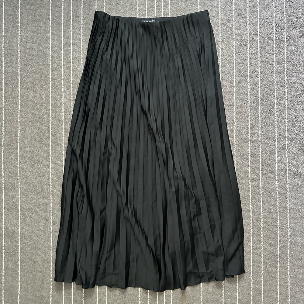 Jcrew Pleated Midi Skirt